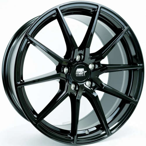 MST Flow Formed Delta18x9.5 +38 Gloss Black