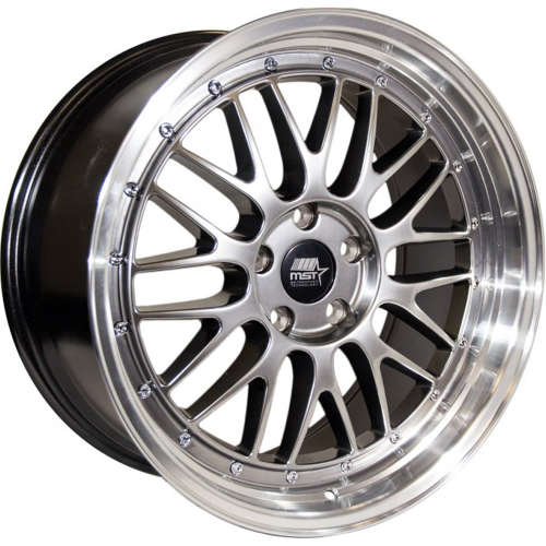 MST LeMan19x9.5 +35 Hyperblack with a Machined Lip