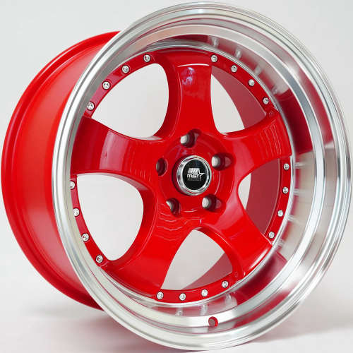 MST MT0718x9.5 +20 Red with a Machined Lip