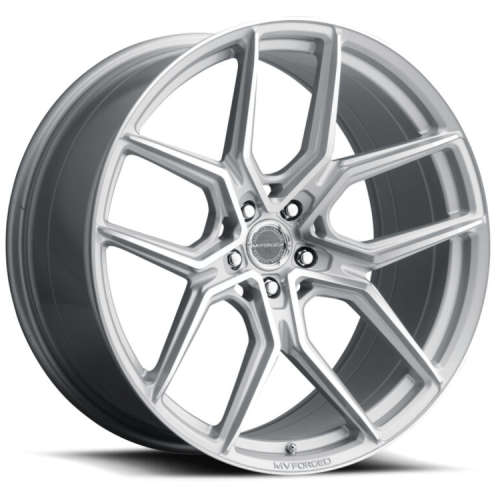 MV Forged MVF520x10 +10 Silver with Machined Spoke Faces