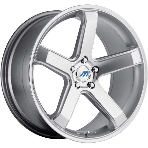 Mach M518x8 +35 Hypersilver with Machined Spoke Faces