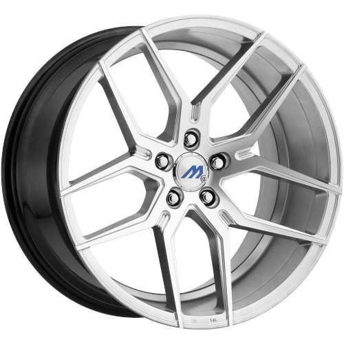 Mach ME420x9 +35 Hypersilver with Machined Spoke Faces