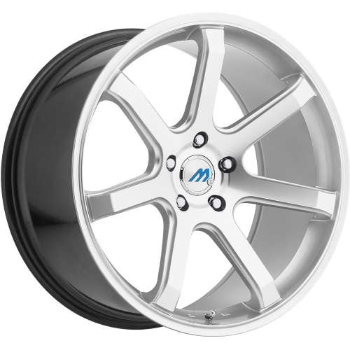 Mach ME720x8.5 +40 Hypersilver with Machined Spoke Faces