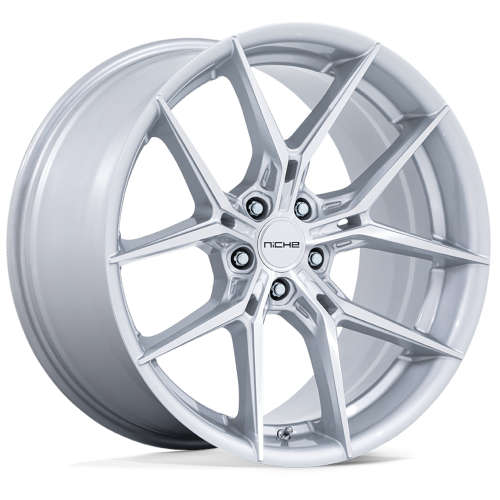 Niche Prodigy 5 NC279 20x9.5 +35 Silver with Machined Spoke Faces