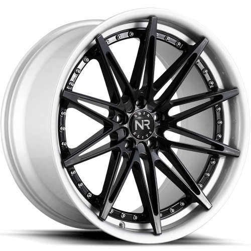 Noir Elite NR10820x10 +40 Gloss Black with a Silver Lip