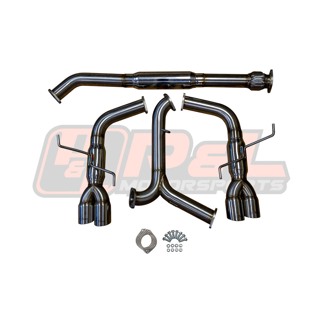 P&L Motorsports 2008+ STI / 2011-2014 WRX Quad Tip Exhaust – SEDAN