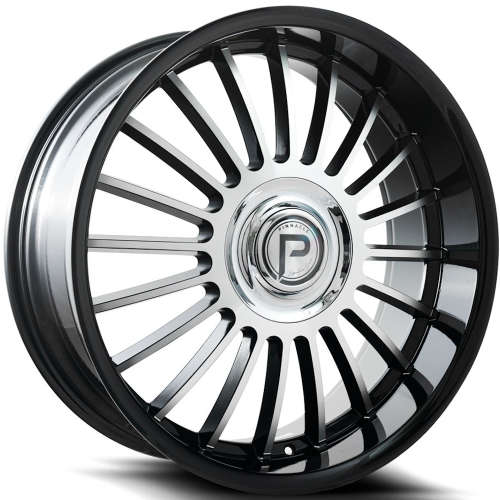 Pinnacle Noble P310 22x9 +32 Gloss Black with Machined Spoke Faces