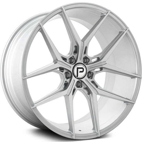 Pinnacle Splendent P204 22x9 +35 Silver with Machined Spoke Faces