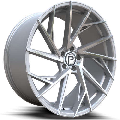 Pinnacle Swank P316 22x9 +35 Silver with Machined Spoke Faces