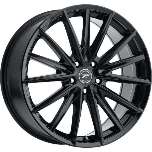 Platinum Exodus 461 17x8 +35 Gloss Black