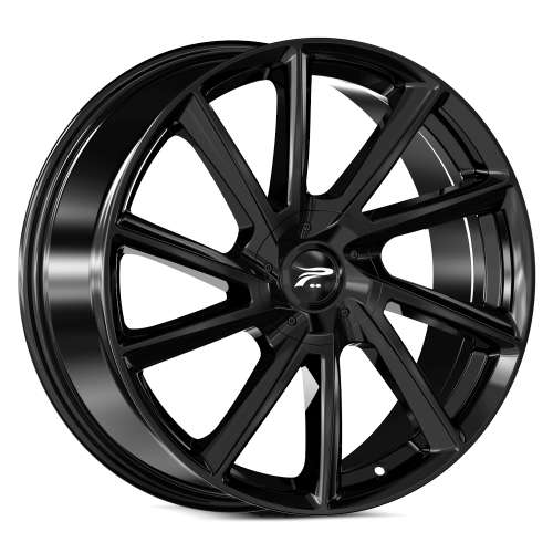 Platinum Mystic 466 17x8 +35 Gloss Black with a Clear Coat