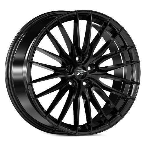 Platinum Reprisal 465 17x8 +40 Gloss Black with a Clear Coat