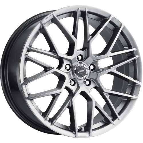 Platinum Retribution 459 17x8 +40 Bright Graphite Gray