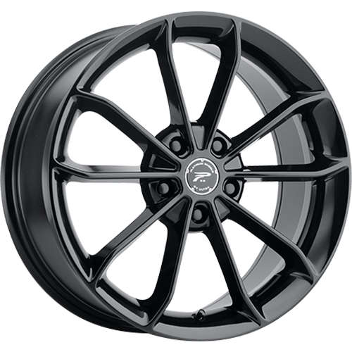 Platinum Revelation 457 16x7 +40 Gloss Black