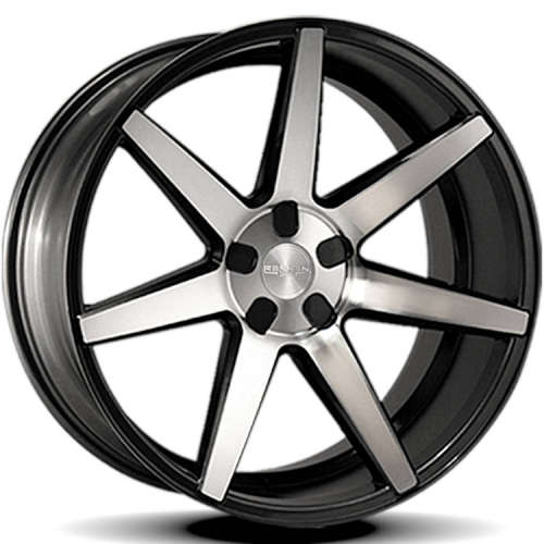 Rennen CRL-7020x8.5 +30 Gunmetal with Machined Spoke Faces