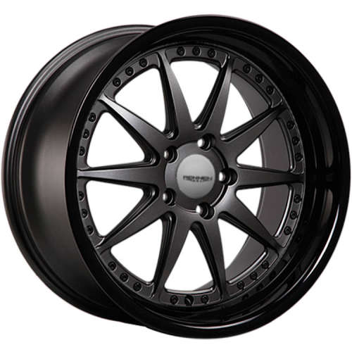 Rennen CSL-119x8.5 +34 Matte Gunmetal with a Gloss Black Lip
