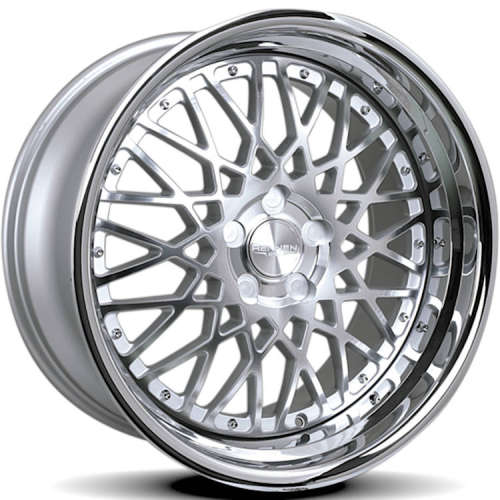 Rennen CSL-520x10 +38 Silver with a Chrome Stainless Steel Lip