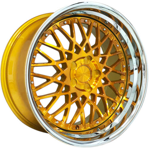 Rennen CSL-520x10 +42 Tinted Gold with a Chrome Stainless Steel Lip