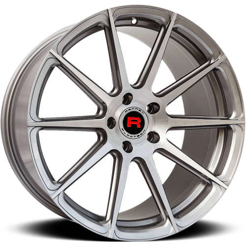 Rennen FT-1019x10 +33 Silver with Brushed Spoke Faces