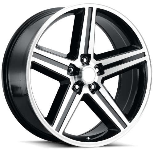 Replica Tech RT2122x9 +12 Gloss Black with Machined Spoke Faces