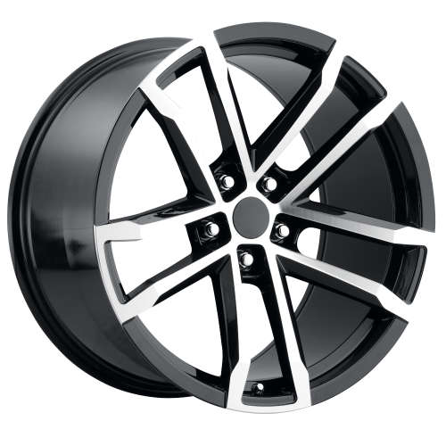 Replica Tech RT3120x9 +27 Gloss Black with Machined Spoke Faces