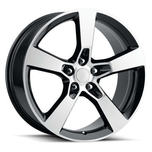 Replica Tech RT3420x8 +35 Gloss Black with Machined Spoke Faces