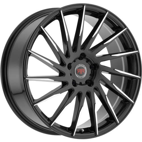 Revolution Racing RR1518x8 +40 Black with Machined Spoke Accents