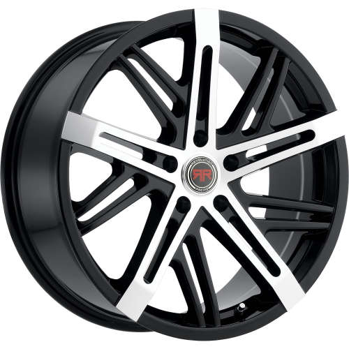 Revolution Racing RR1922x8.5 +40 Black with Machined Spoke Faces