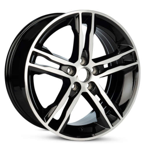 Road Ready RRW-1001518x8 +55 Gloss Black with Machined Spoke Faces
