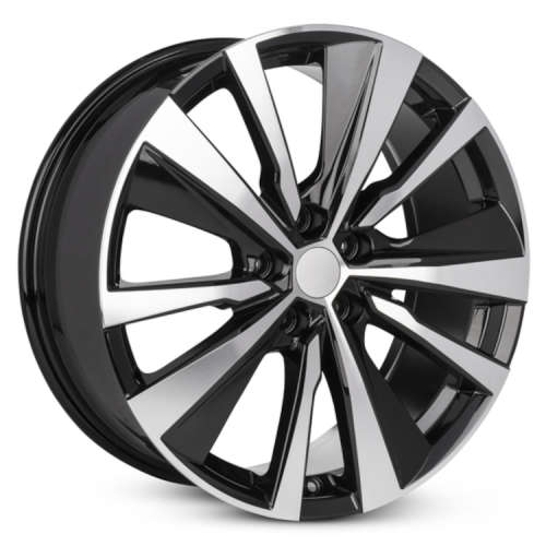 Road Ready RRW-62785A19x8 +45 Gloss Black with Machined Spoke Faces