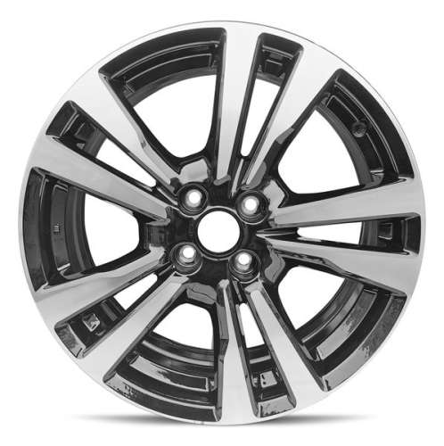 Road Ready RRW-6279217x6.5 +45 Black with Machined Spoke Edges