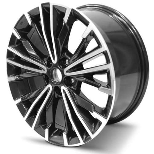 Road Ready RRW-6280818x8.5 +50 Gloss Black with Machined Spoke Faces