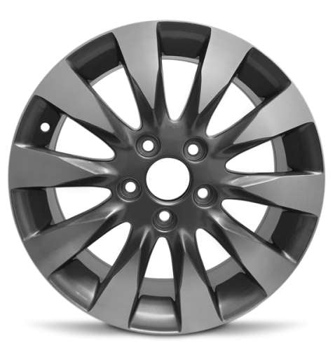 Road Ready RRW-63995A16x6.5 +45 Gunmetal with Machined Spoke Faces