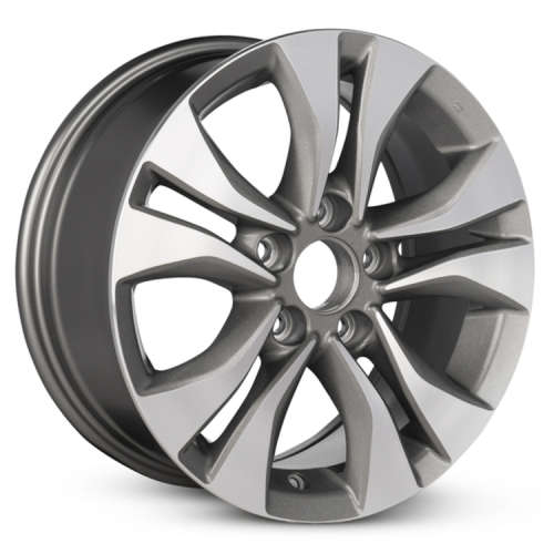 Road Ready RRW-6404616x7 +50 Gray with Machined Spoke Faces