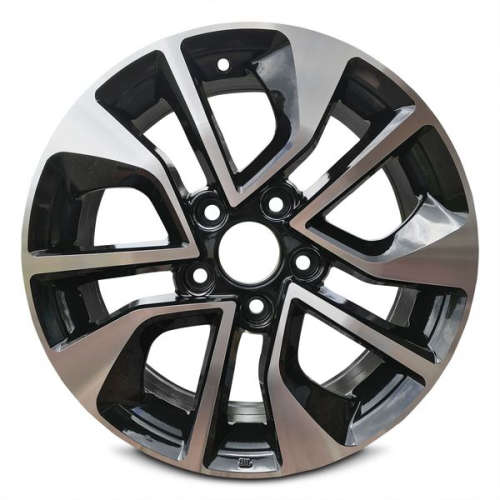 Road Ready RRW-6405416x6.5 +45 Black with Machined Spoke Edges