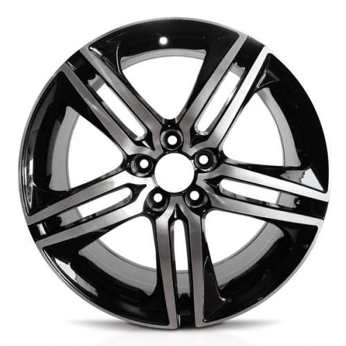 Road Ready RRW-6408319x8 +50 Black with Machined Spoke Edges