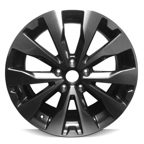 Road Ready RRW-68826B18x7 +55 Black with Machined Spoke Edges