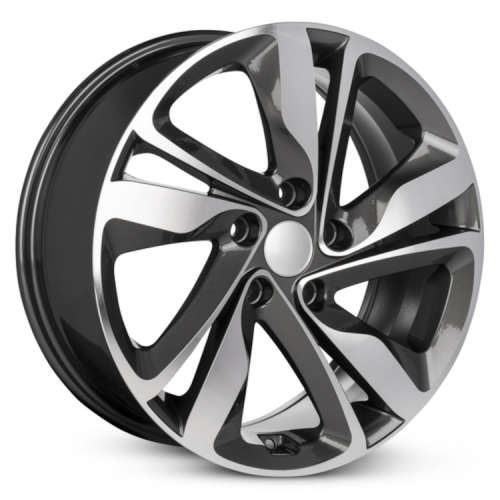 Road Ready RRW-70860A17x7 +41 Gunmetal with Machined Spoke Faces