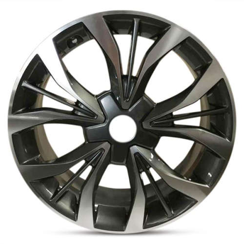 Road Ready RRW-7087818x7.5 +48 Gunmetal with Machined Spoke Faces