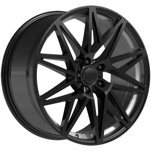 Rock Forged FF3220x8.5 +38 Black with a Machined Inner Lip