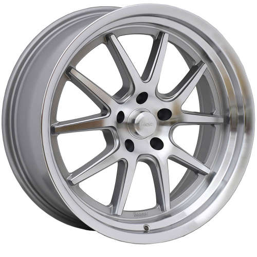 Rocket Racing Attack20x8.5 -6 Titanium with Machined Spoke Faces and Lip