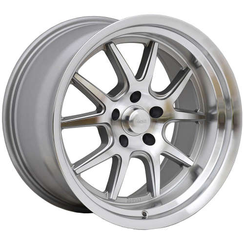 Rocket Racing Attack18x11 0 Titanium with Machined Spoke Faces and Lip