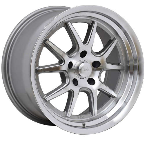 Rocket Racing Attack18x12 -13 Titanium with Machined Spoke Faces and Lip