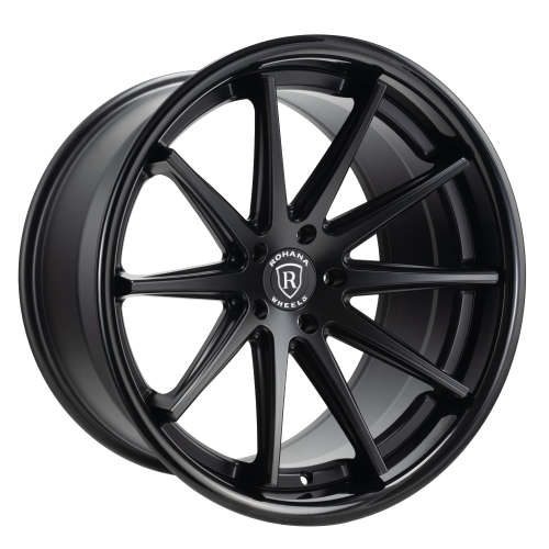 Rohana RFC1019x9.5 +42 Matte Black with a Gloss Black Lip