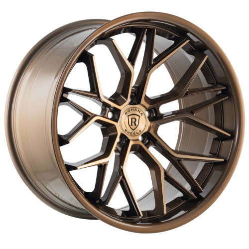 Rohana RFC320x9 +20 Gloss Bronze with Bronze Machined SpokeFaces