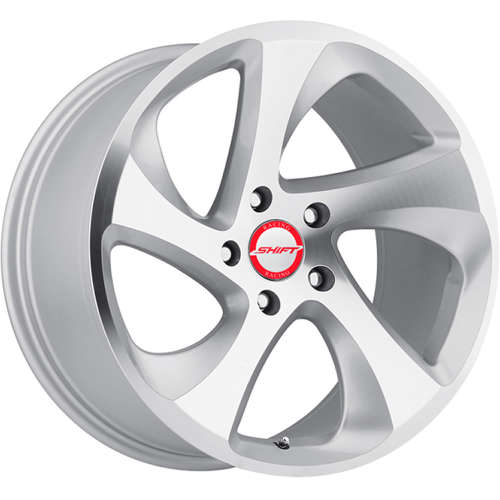 Shift Strut18x9.5 +40 Silver with Machined Spokes