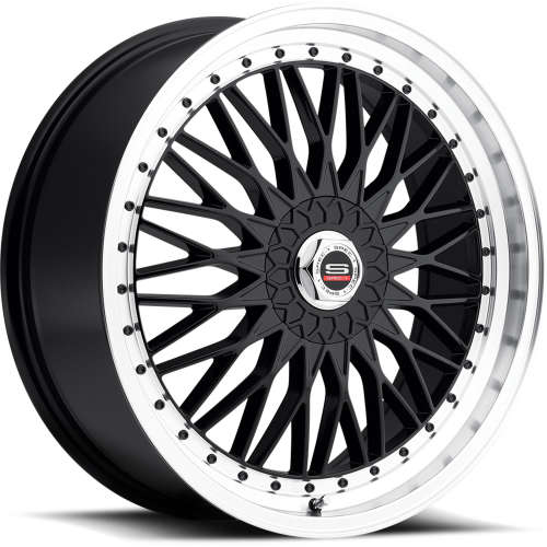 Spec-1 SP-320x7.5 +38 Gloss Black with a Machined Lip
