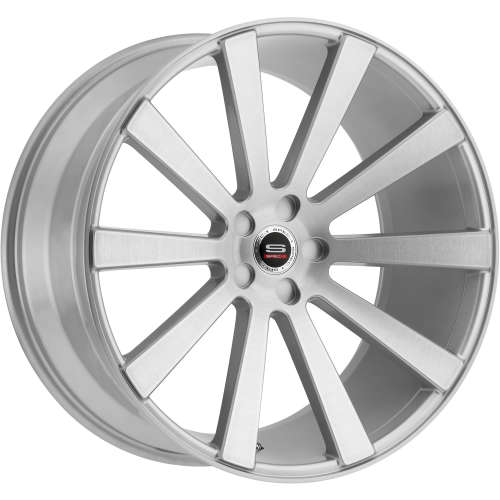 Spec-1 SPL-20224x9 +30 Silver with Machined Spoke Faces