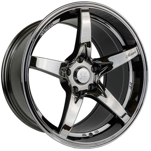 Stage Wheels Monroe18x10 +15 Black Chrome