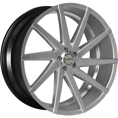 Strada Sega26x9.5 +15 Silver with Machined Spoke Faces